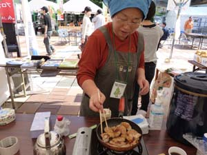 梨の肉巻き