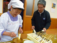 湯口内のお母さんたちと交流会