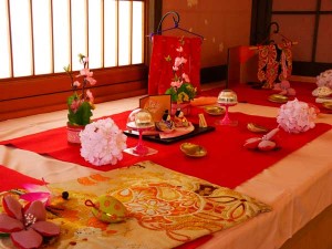 「和み庵京かのこ」の雛飾り