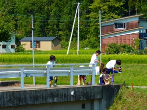 川遊び