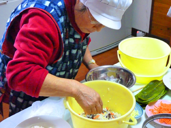 農家民宿のどか　高橋佳子おばあちゃん