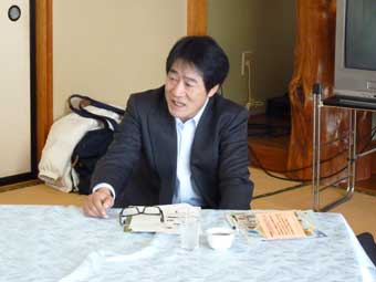 中直根集落コッコファームの真坂好喜代表