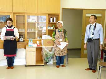 山内みどりさんと太平山観光開発の秋田市GT担当スタッフ