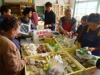 なまはげ直売所の出張販売