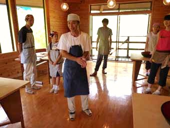 蕎麦打ちの説明