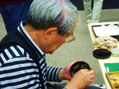 川連漆器体験-3