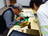 川連漆器体験-１