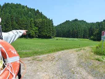 豊島館跡周辺