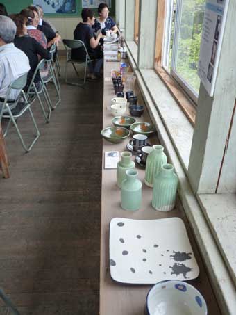 ガラス作家・陶芸家たちの作品