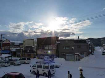 阿仁前田駅にて