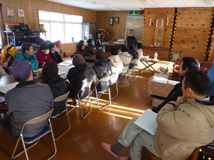 「あきた山の学校」にて