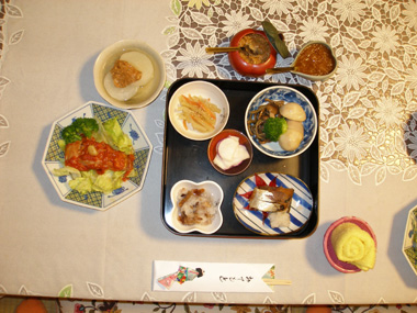 夕食
